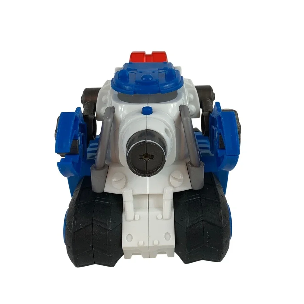 Fisher-Price Imaginext Police Tank Vehicle T4545 White Blue Mechanical‎ Claws
